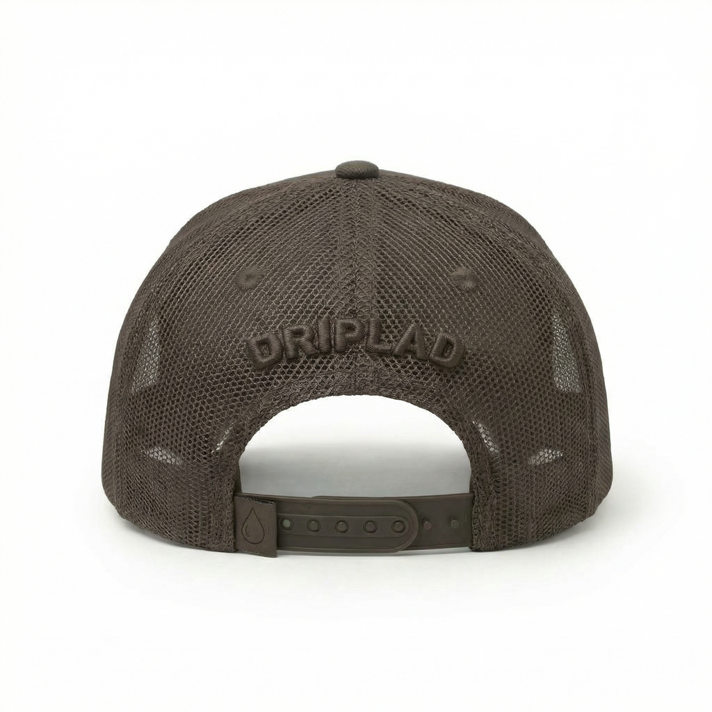 Charcoal Brown Trucker Cap