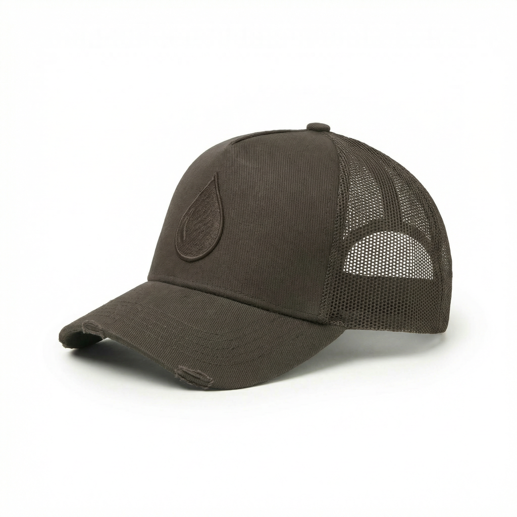 Charcoal Brown Trucker Cap
