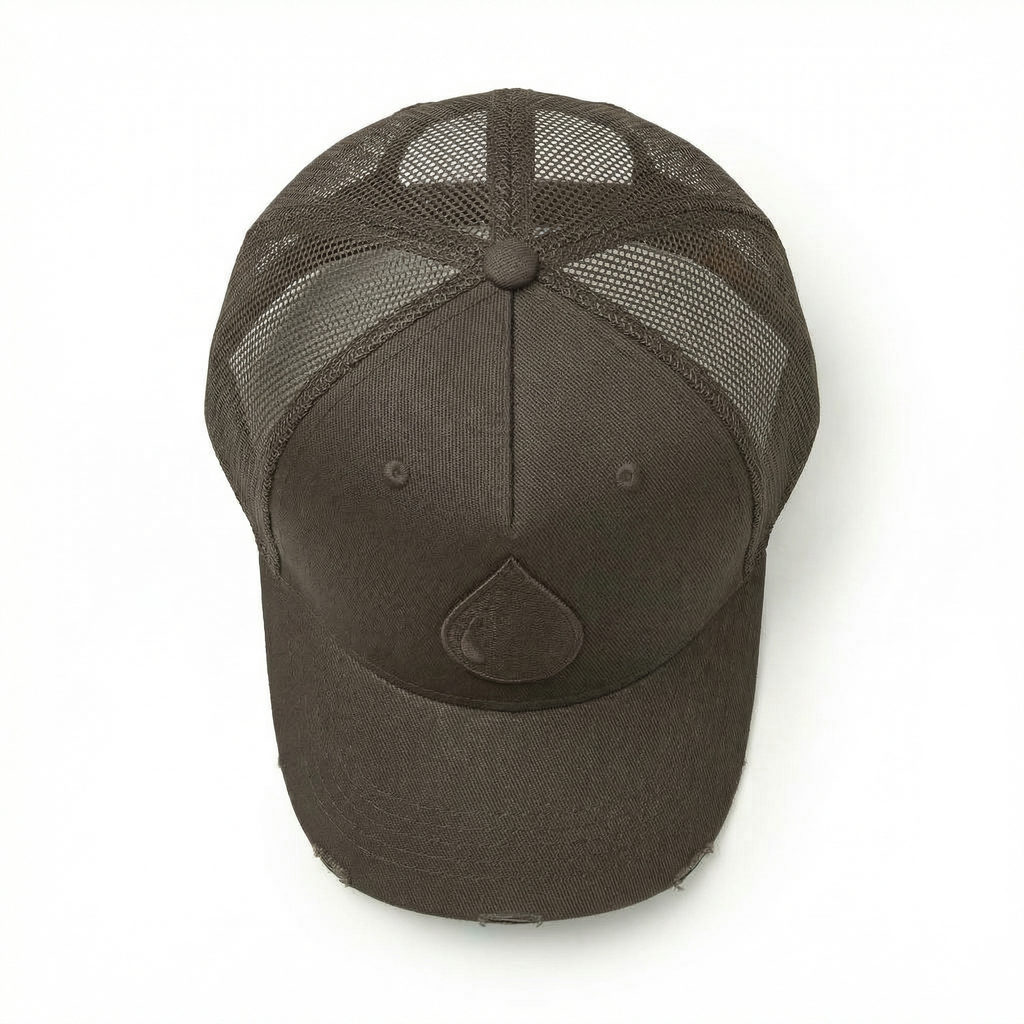 Charcoal Brown Trucker Cap