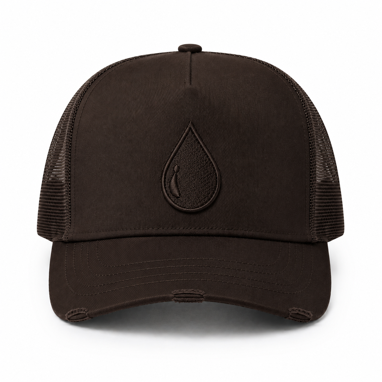Charcoal Brown Trucker Cap