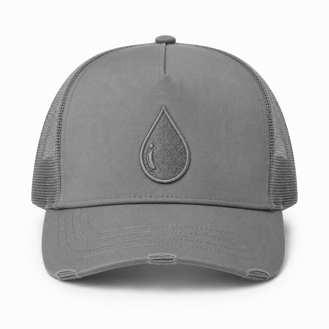 Grey Trucker Cap