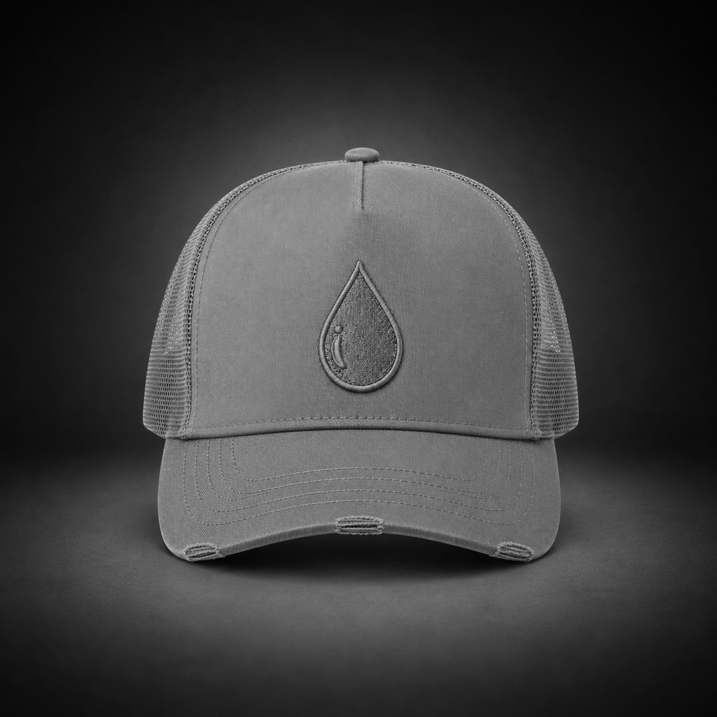 Grey Trucker Cap