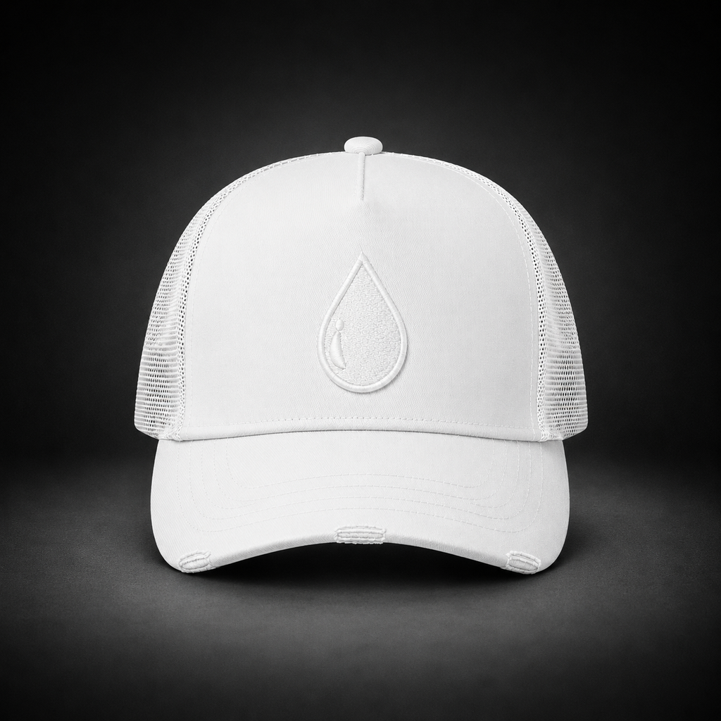 White Trucker Cap