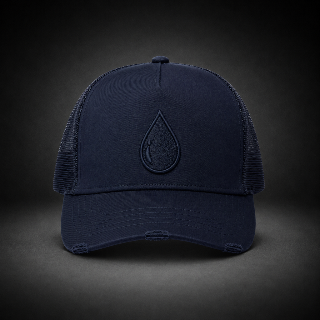 Navy Trucker Cap