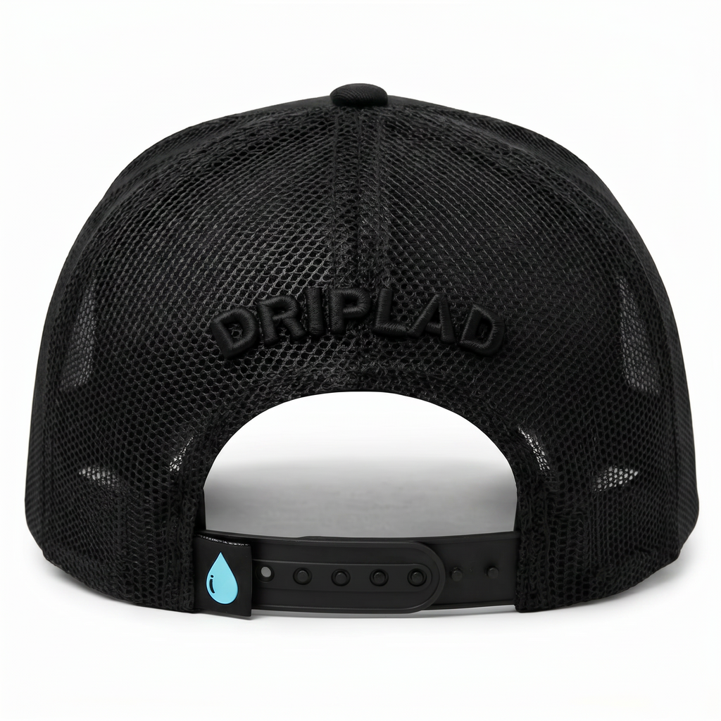 Black Trucker Cap
