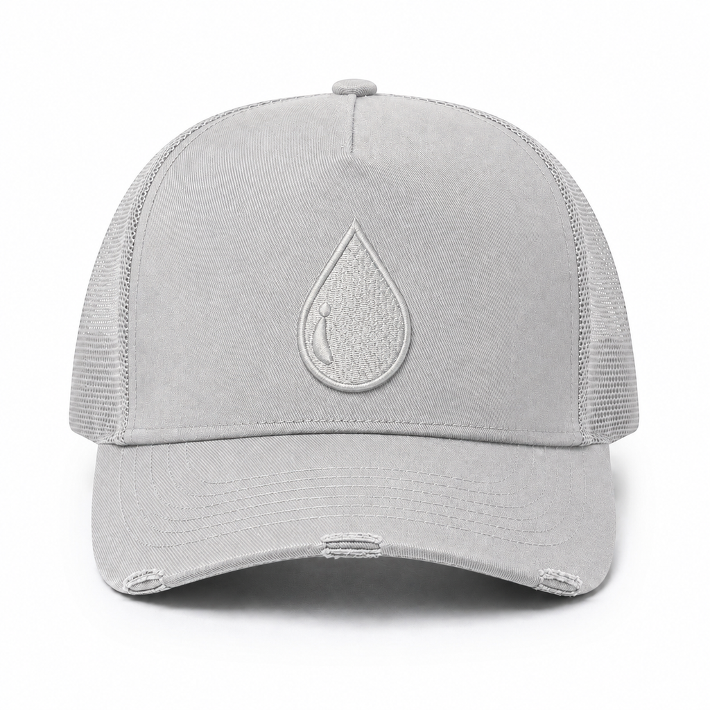 Grey Trucker Cap