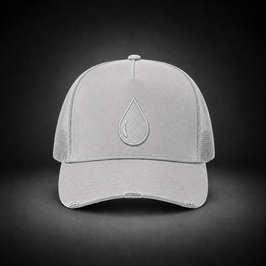 Grey Trucker Cap
