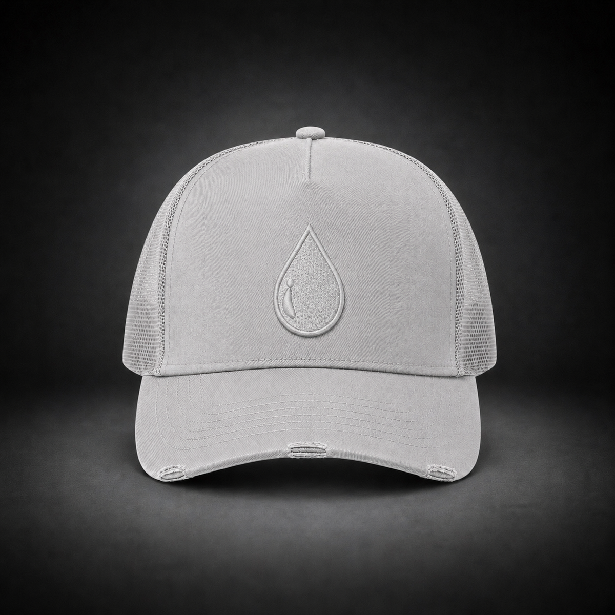 Grey Trucker Cap