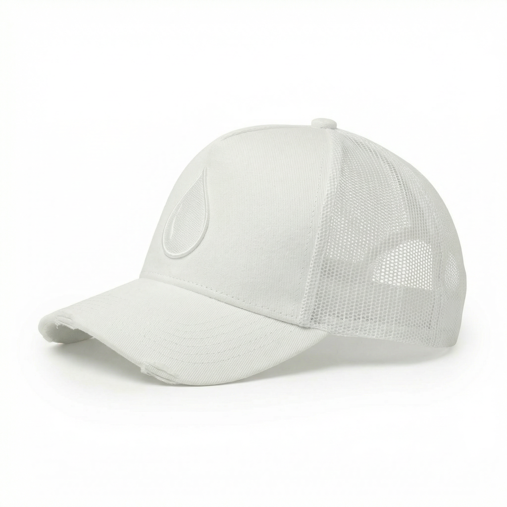 White Trucker Cap
