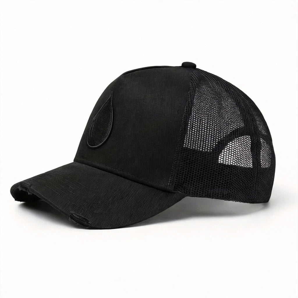 Black Trucker Cap