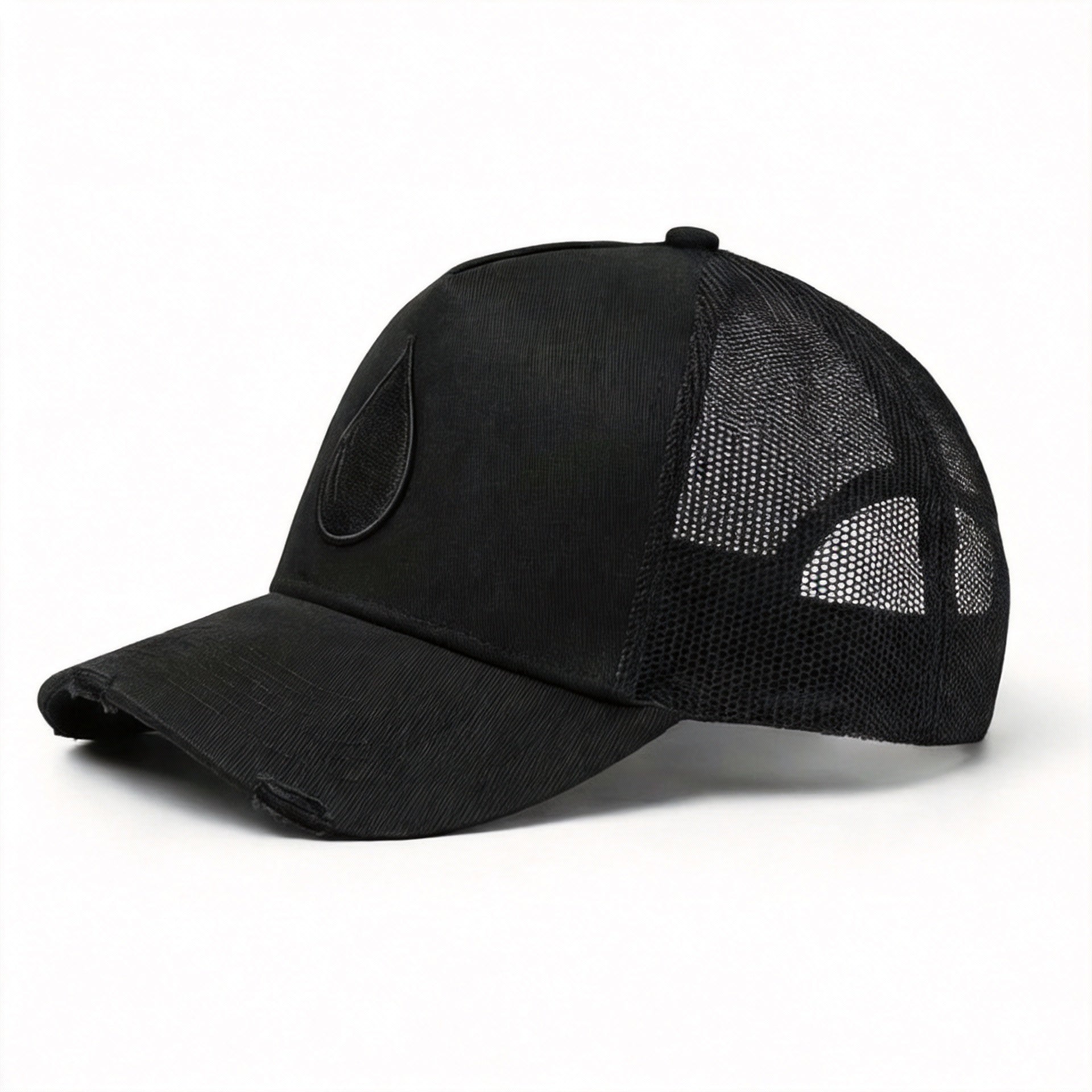 Black Trucker Cap