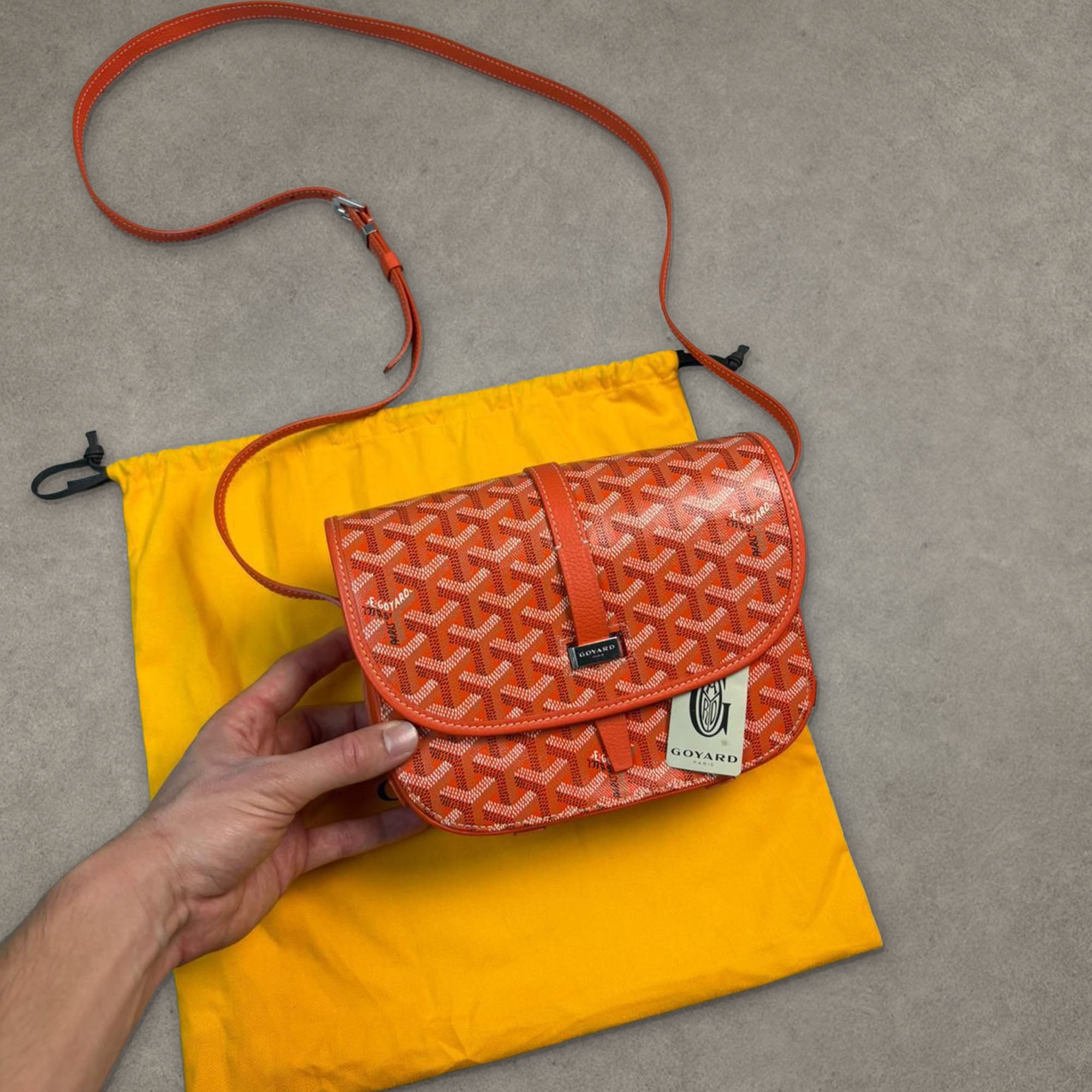 Goyard Belvedere Orange