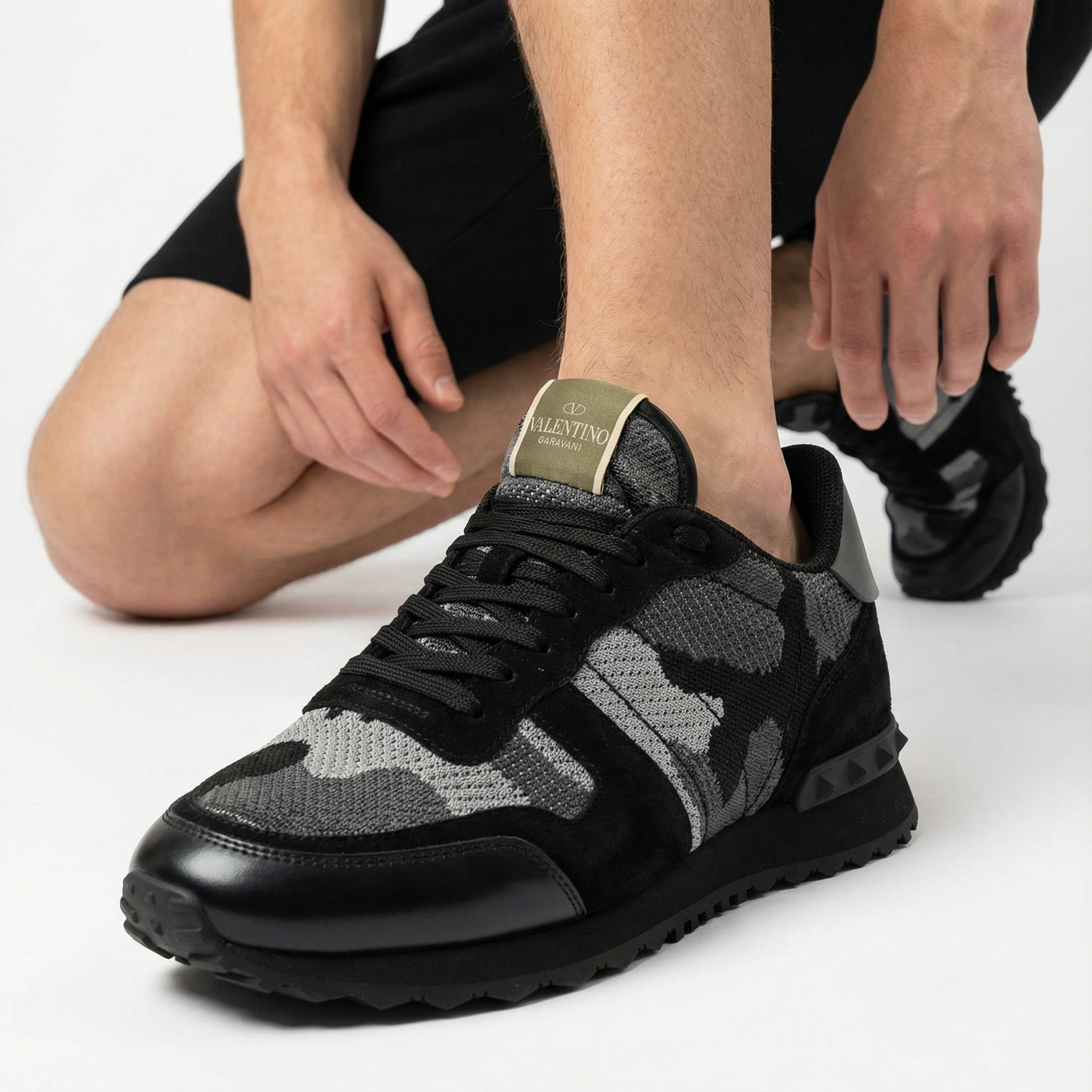 Valentino Camo Trainers